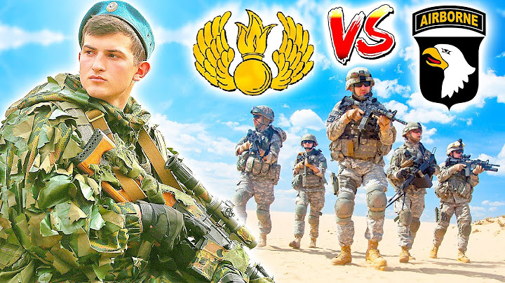 Войска дяди ВАСИ против войск дяди СЭМА. ВДВ России VS US airborne forces. Крылатая пехота в деле