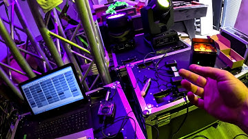 SHEHDS WIRELESS DMX DONGLES (BATTERY RECEIVERS & TRANSMITTER)