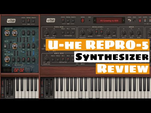U-he REPRO-5 Synthesizer Plugin Review & Sound Demo - Best Prophet 5 Emulation?