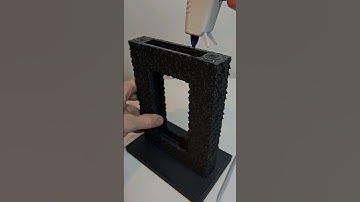 Making a Real Life Nether Portal from Minecraft! #3dprinting #shorts