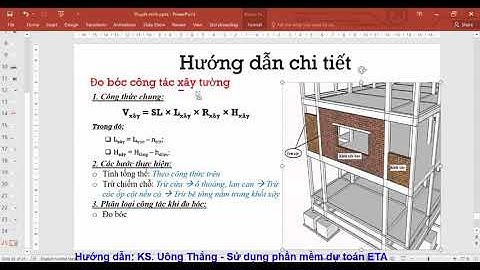 Bài 35 Hướng dẫn đo bóc công tác xây tường
