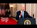Bidens speech on official afghanistan wit.rawal in 3 minutes