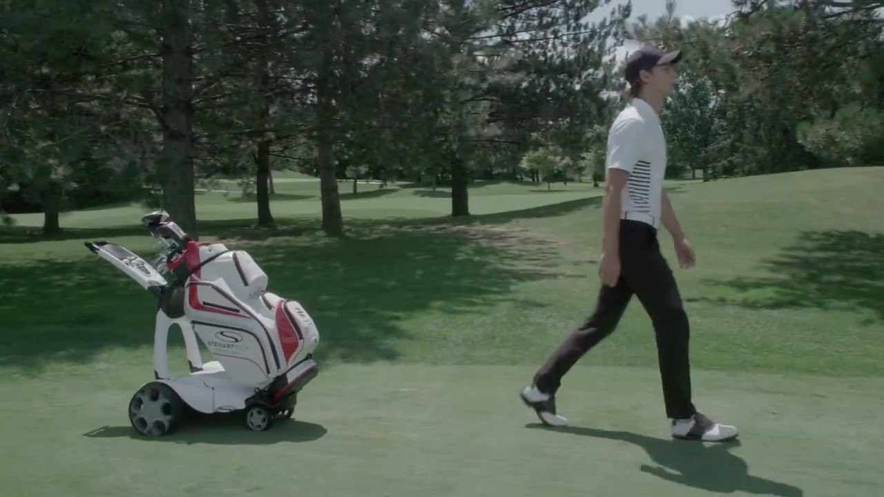 Phil Curran TV Commercial Voice-Over for electric golf push cart/trolley, the Stewart X9 Follow.