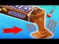 Горячий ШОКОЛАД Сникерс, Кит Кат, Твикс, Баунти. Супер Шоколад из SNICKERS, KIT KAT, TWIX, BOUNTY