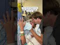 Meanwhile my husband is sobbing over the birth of our son 🥲 #pregnancy #birthstory