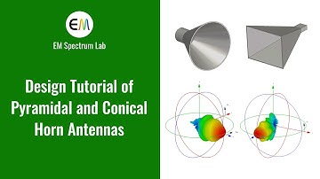 Design Tutorial of Pyramidal and Conical Horn Antennas