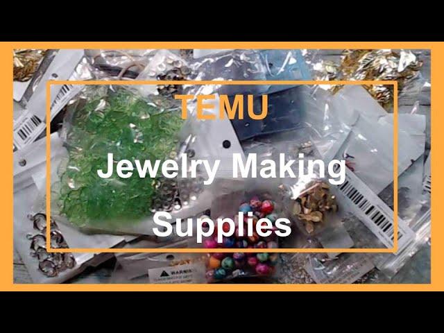 HUGE TEMU HAUL - BEADS & JEWELRY FINDINGS SUPPLIES UNBOXING