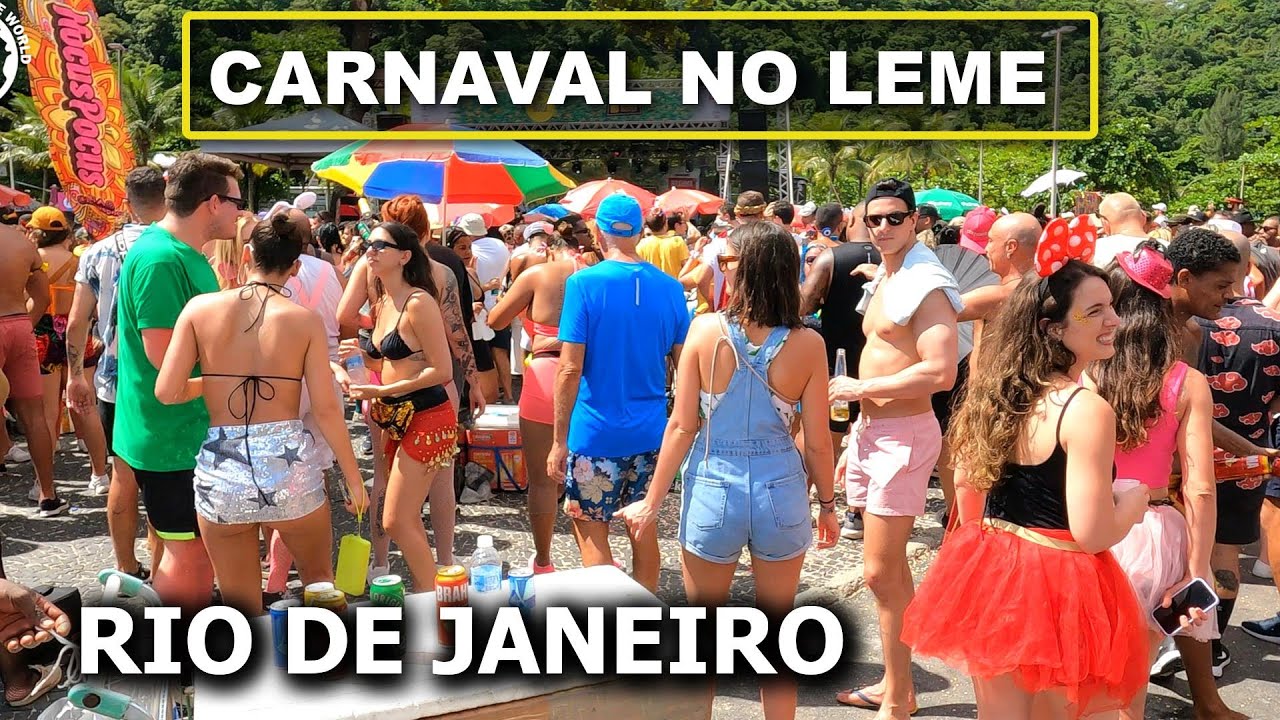🇧🇷 Carnaval na Praia do Leme - RIO DE JANEIRO