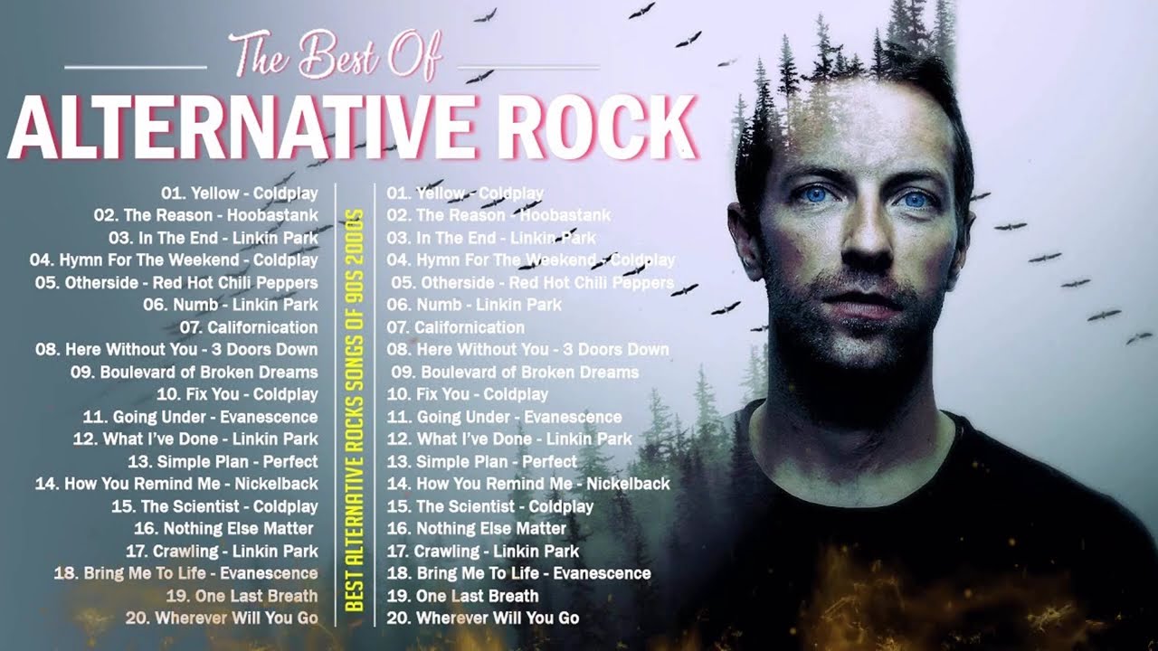 Linkin Park, Nickelback, Metallica, Daughtry, Green Day, Creed🎸Alternative Rock 90s 2000s Collection
