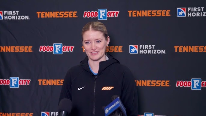 Lady Vols Assistant Coach Jenna Burdette, Tess Darby post-game vs. Texas - YouTube