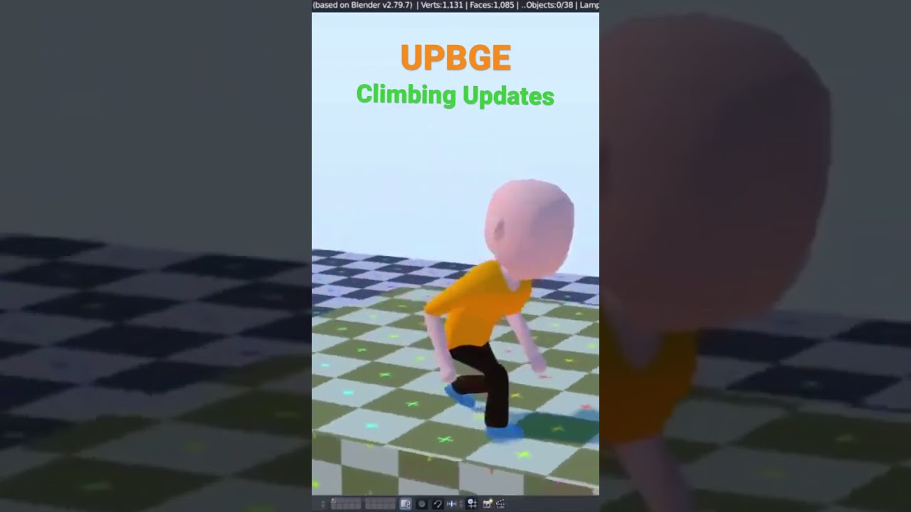 Blender Climb System Update #devlog #upbge