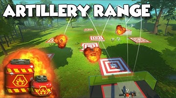 EXPLOSIVE ARTILLERY RANGE! - Scrap Mechanic Multiplayer Monday Challenge