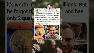 Programmer Stefan Thomas has $800 million in Bitcoin... locked in a USB drive he can't open.