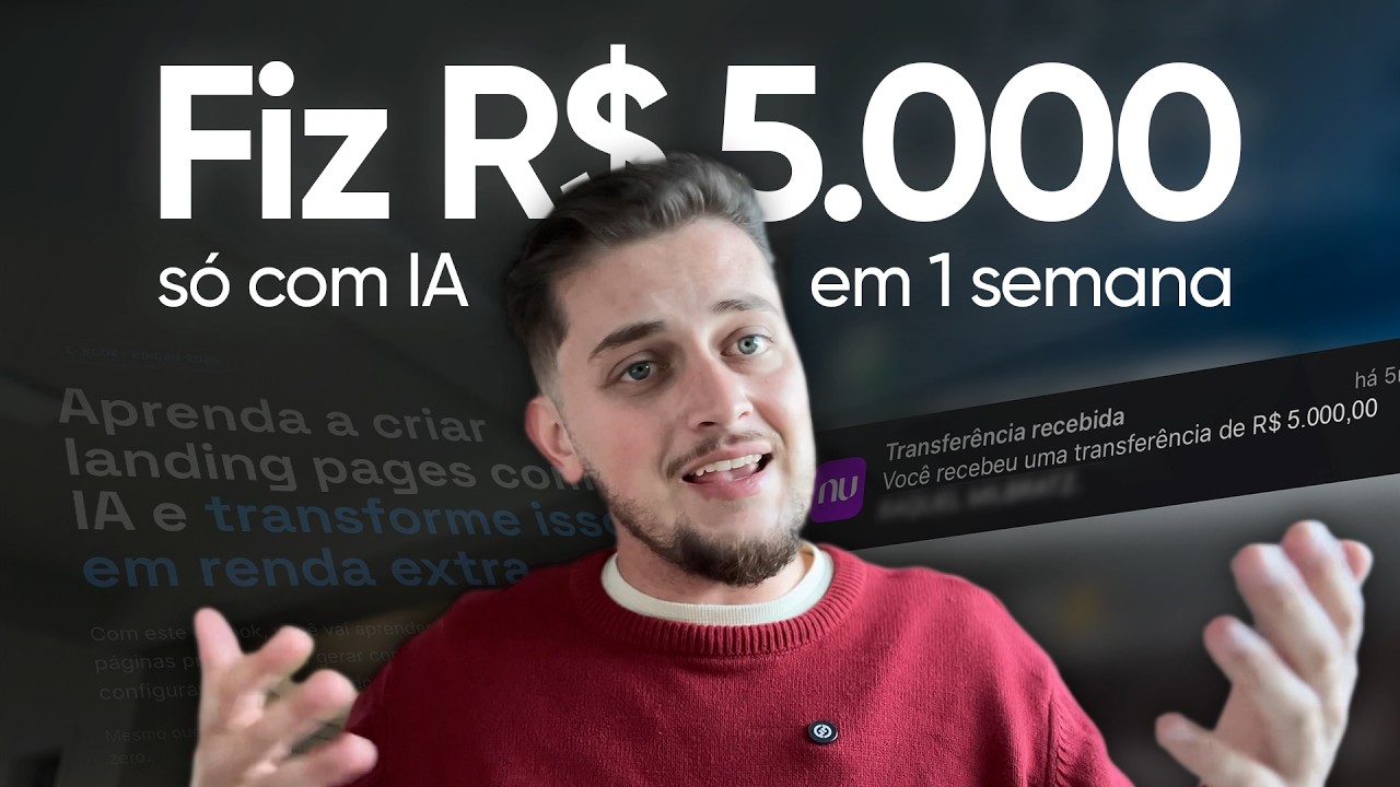 Renda Extra com IA em 2026 (Passo a Passo Completo) - YouTube