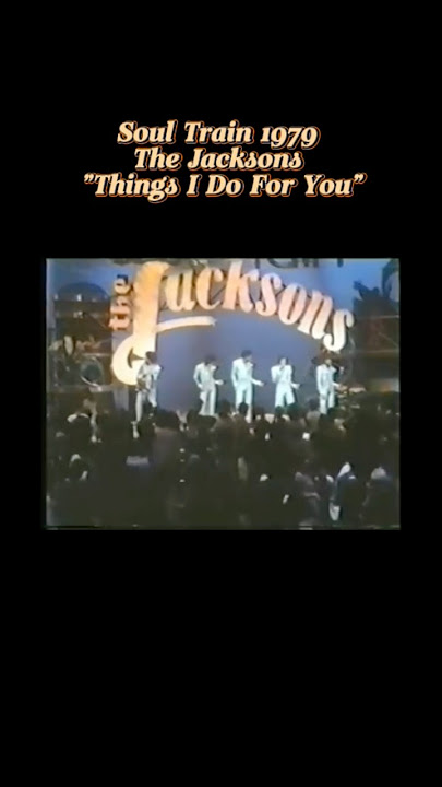 Soul Train (1979) – The Jacksons Perform “Things I Do For You” | Classic R&B Performance.