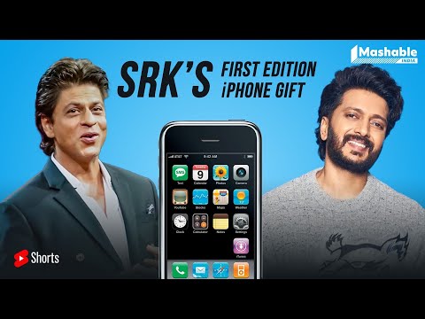 Riteish Deshmukh’s first edition iPhone gift to Shah Rukh Khan #TheBombayJourney #shorts