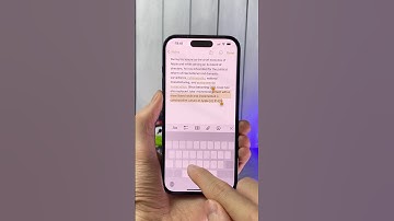 Secret iPhone Keyboard feature