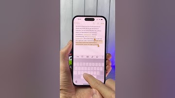 Secret iPhone Keyboard feature