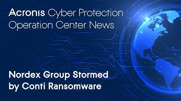 Nordex Group Stormed by Conti Ransomware | Cyber Protection Operation Center News