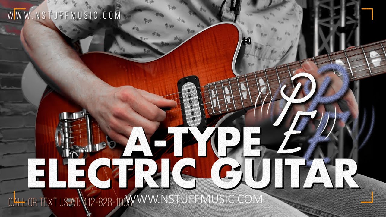 Powers Electric A-Type Electric Guitar - Cosmo Orange - YouTube