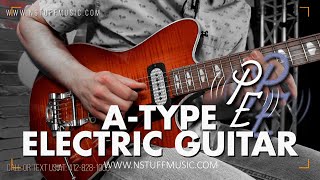 Powers Electric A-type Electric Guitar - Cosmo Orange