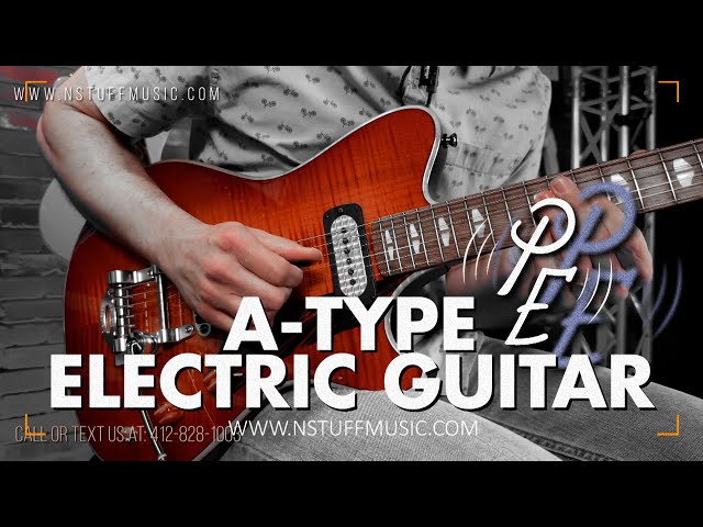 Powers Electric A-Type Electric Guitar - Cosmo Orange - YouTube