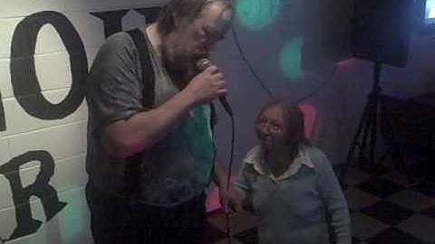 Wolfie Singing To Sue Lil Red Riding Hood Karaoke The Hideout Bar 6-6-09