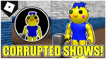 How to get the "TWO CORRUPTED SHOWS" BADGE in PIGGY RP: INFECTION! [ROBLOX]