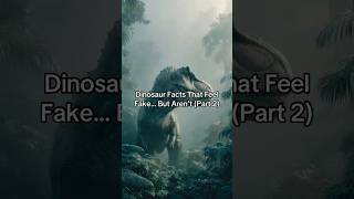 Dinosaur Facts That Feel Fake... But Aren't (Part 2) #dinosaurs #dinosaur #tyrannosaurus #trex