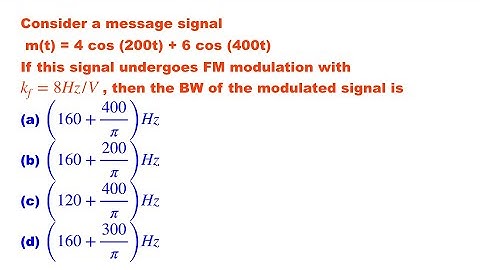 ANALOG COMMUNICATION SOLVED PROBLEM || CALCULATE BANDWIDTH FOR THE FM SIGNAL || ESE | ISRO | GATE