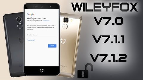 FRP 2018 ON ANY WILEYFOX BYPASS ACCOUNT GOOGLE LOCK