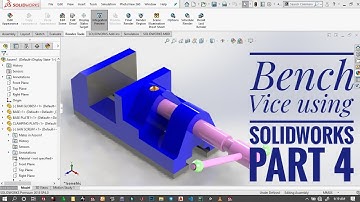 Bench Vice - Part Modelling -using  SolidWorks  [PART 4 ]  JAW SCREW