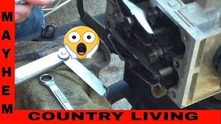 How to adjust valves on an OHV Briggs