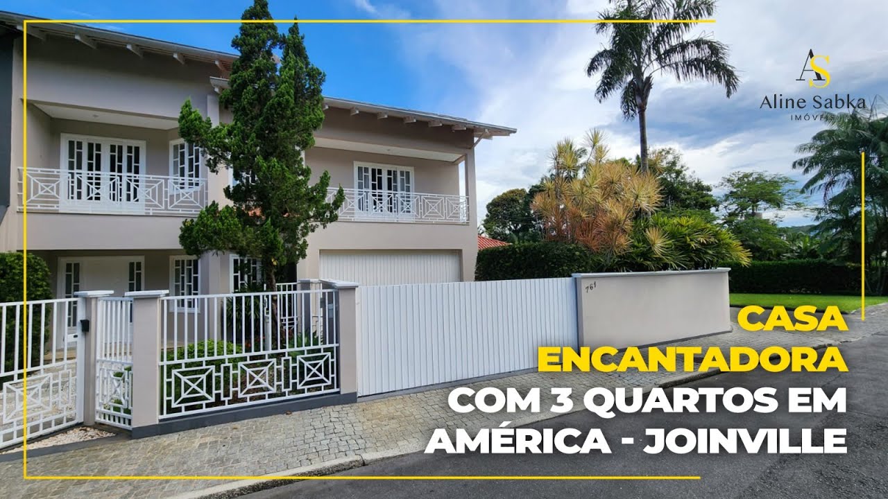 220m2 | Casa no América em Joinville | Aline Sabka Imóveis