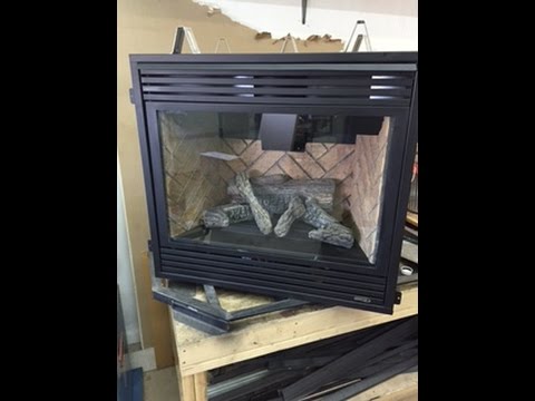 Napoleon Gas Fireplace Service Direct Vent - YouTube