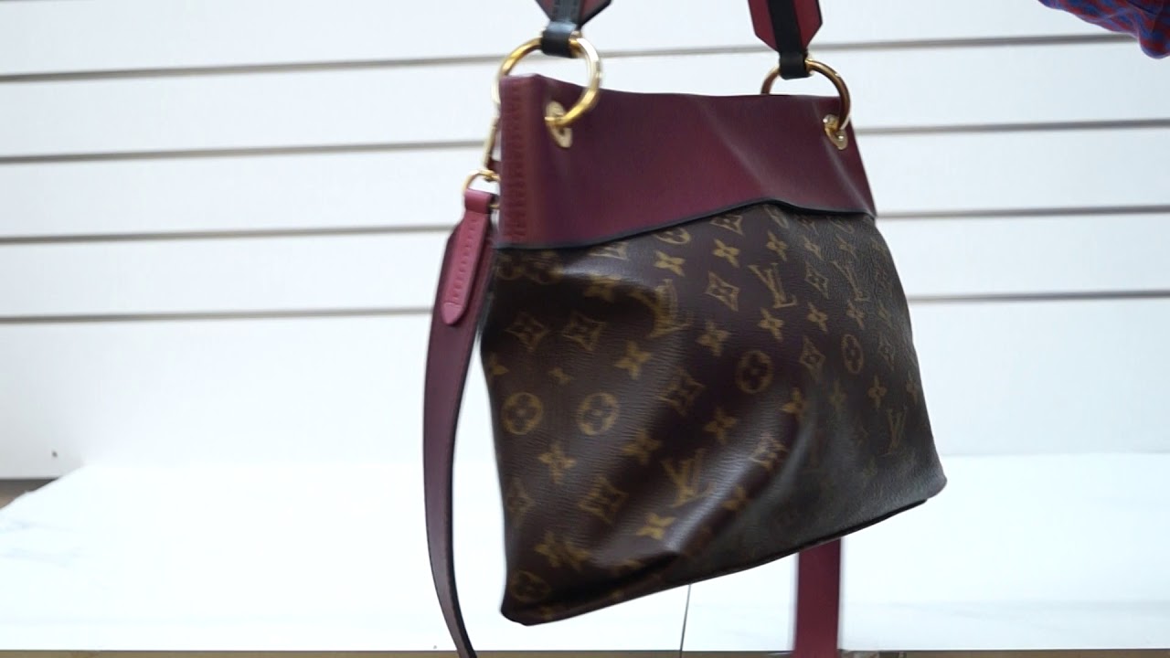 LOUIS VUITTON Tuileries Besace Monogram Canvas Shoulder Bag Rose Bruyere CC543 - YouTube