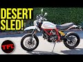The Ducati Scrambler Desert Sled Is A Great On-Road Bike, But Should You Actually Take It OFF-Road?