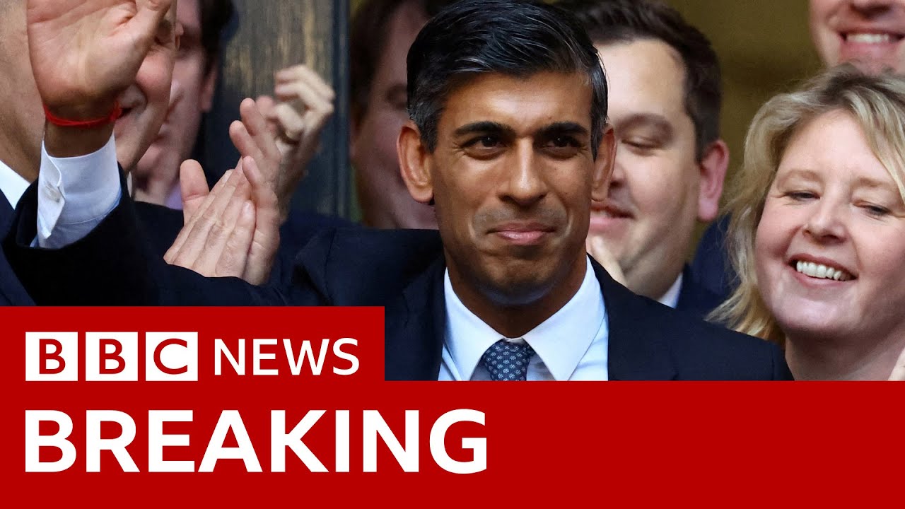 Rishi Suna speaks publicly after being confirmed as the UK’s next prime minister – BBC News