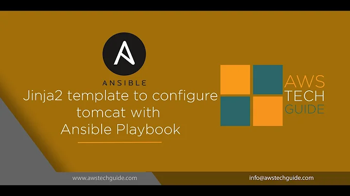 Ansible playbook with jinja2 template to configure tomcat in Ubuntu VM