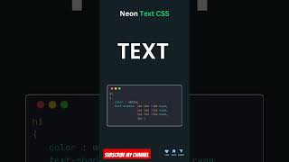 text colour in css || text neon color || text shadow #css #ytshorts #html #bootstrap