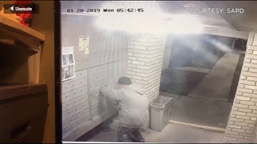 Man caught on video breaking into mailboxes at NE Side apartment complex