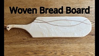 Bread Board with a double woven wooden strip