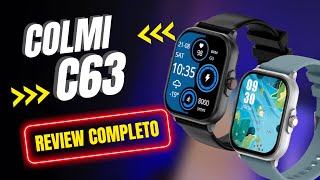 Colmi C63: Unboxing e Review - Esse SMARTWATCH mede até o NÍVEL DE GLICOSE e ECG⭐