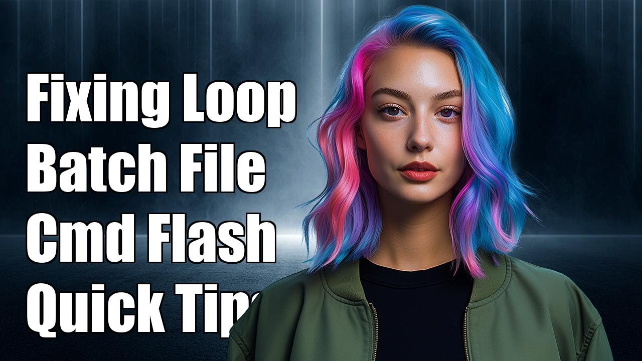 Fixing Endless Loop in Batch File Causing Command Prompt to Flash - YouTube