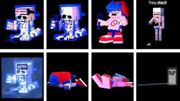 The Best Game Over Screen in FNF (Minecraft Animation)
