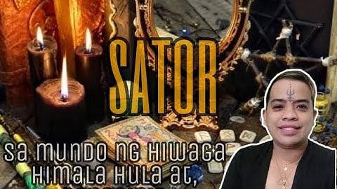 Sator Arepo Tenet Opera Rotas gaano ito kabisa ? part 1