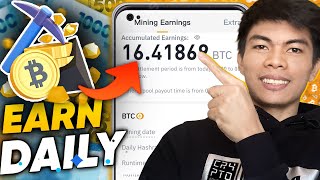 HOW TO EARN BITCOIN DAILY USING CELLPHONE ON CRYPTO MINING 2023 screenshot 3