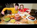 Home-Cooked Indian Food in Delhi, India!! MOM'S RAJMA + LOVELY Family Food in India!