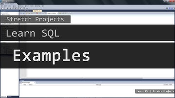 Learn SQL - 17 Table examples