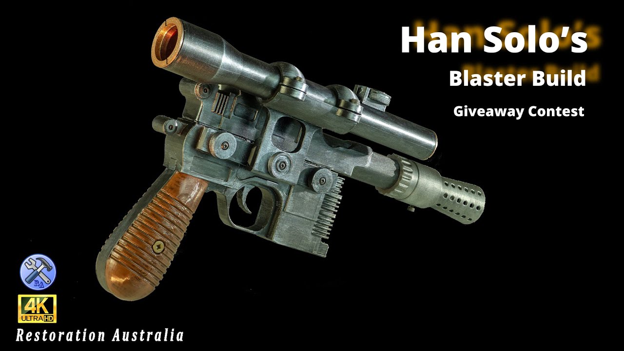Han Solo’s DL-44 Blaster How to Build video